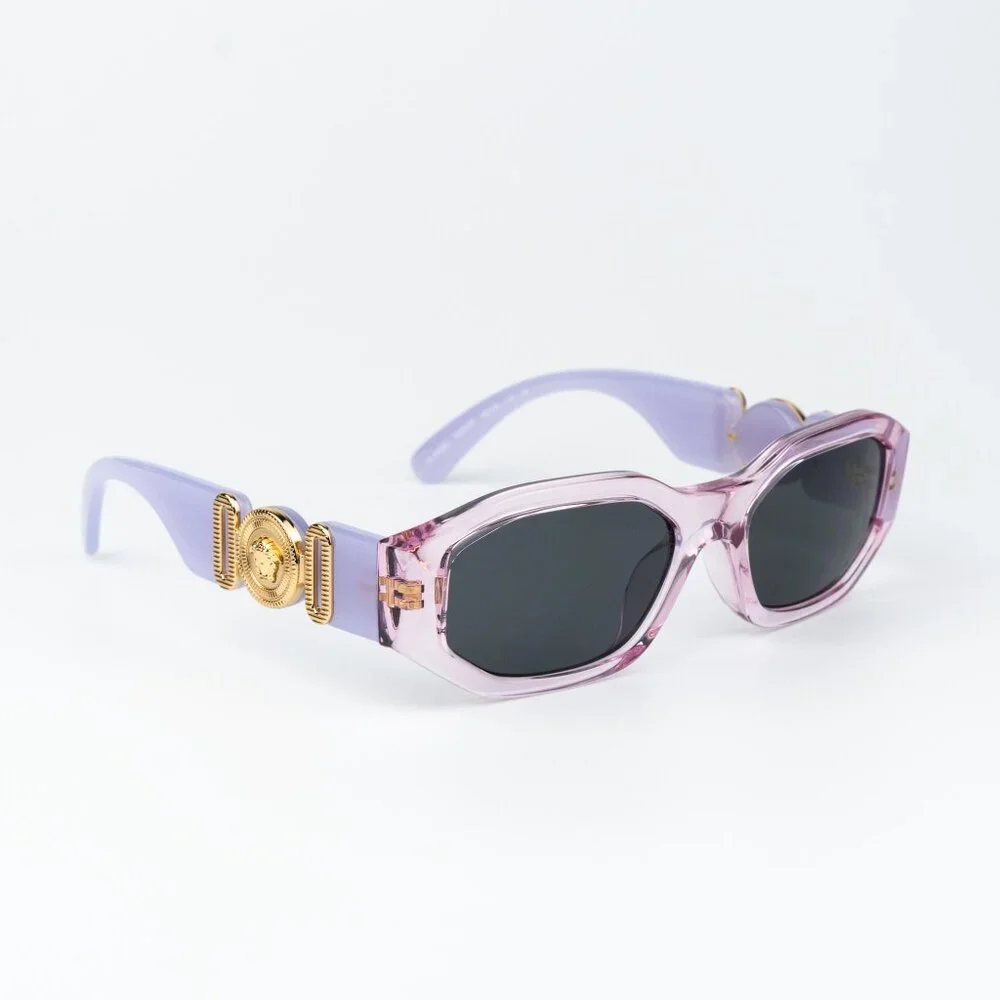 Versace KIDS Sunglasses Transparent Lavender Grey Rectangle VK4429U 552687